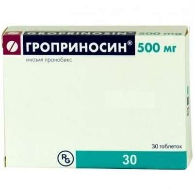 Groprinosin 500mg 30 pills buy immunostimulating online