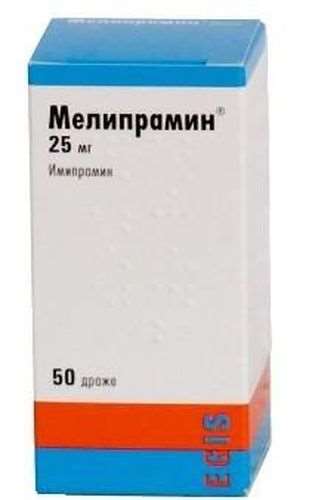 Melipramin 25mg 50 pills buy tricyclic antidepressants online